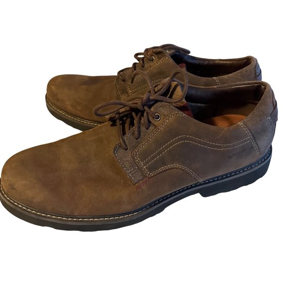 Dunham Shoes Mens 9‎ D Brodrick Lace Up Brown Leather DAA04BR Casual Preppy Dunham | Shoes | Dunham Mens Leather Brown Lace Up Oxford  main image 2